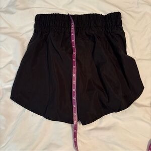 Elegant Black High Waist Women's Shorts